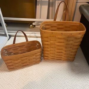 Medium and Large Longaberger Key basket